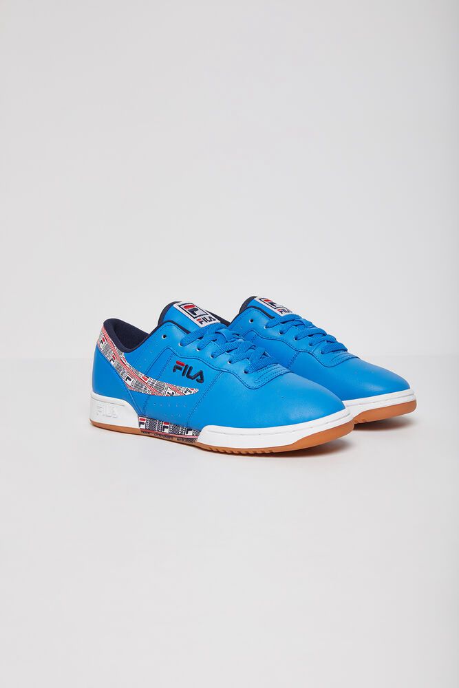 Fila Trainers Mens Blue Original Fitness Haze - Ireland 37695-USIV